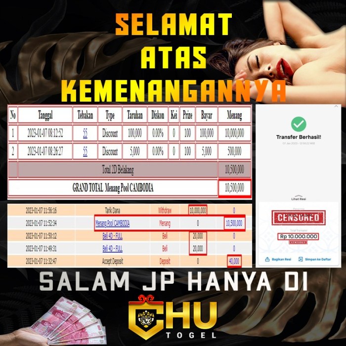 CHUTOGEL | Promo deposit pertama untuk member baru CHUTOGEL